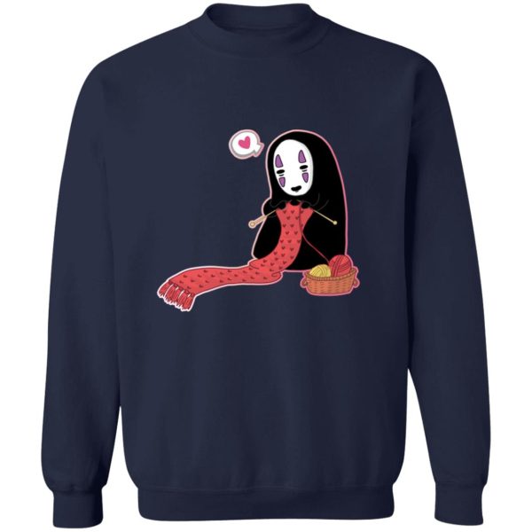 Spirited Away Chihiro - Spirited Away No Face Kaonashi Knitting Sweatshirt-Spirited Away Chihiro