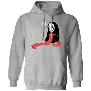 Spirited Away Soot Sprites - Spirited Away No Face Kaonashi Knitting Hoodie-Spirited Away Soot Sprites