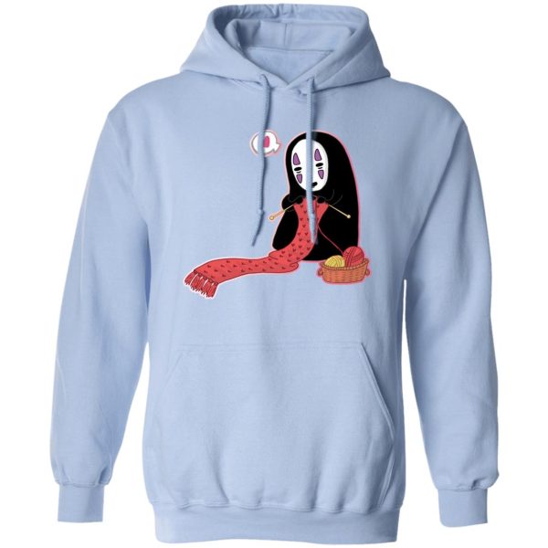 Spirited Away Soot Sprites - Spirited Away No Face Kaonashi Knitting Hoodie-Spirited Away Soot Sprites