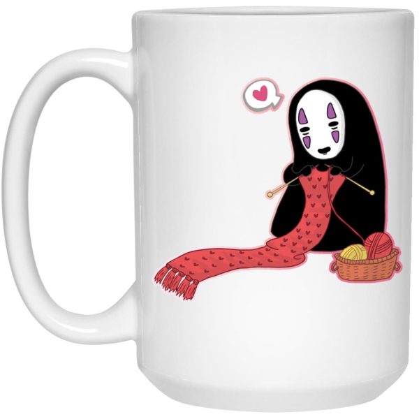 Spirited Away 2 - Spirited Away No Face Kaonashi Knitting Mug-Spirited Away 2