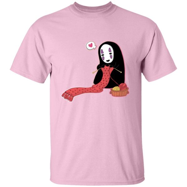 Spirited Away Haku - Spirited Away No Face Kaonashi Knitting T Shirt-Spirited Away Haku