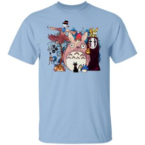 Studio Ghibli Characters T Shirt-Apparel, Tshirt