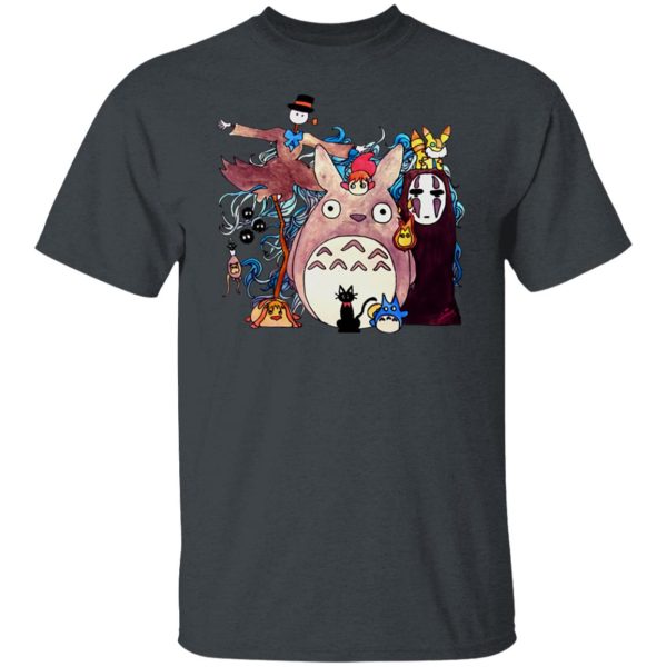 Studio Ghibli Characters T Shirt-Apparel, Tshirt