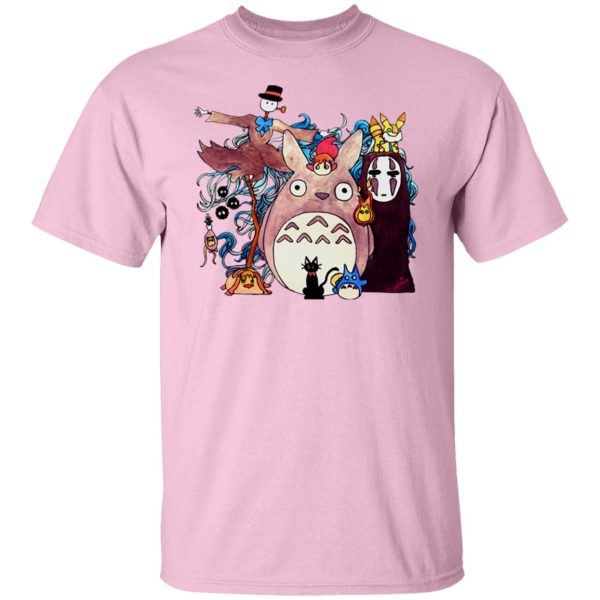 Studio Ghibli Characters T Shirt-Apparel, Tshirt