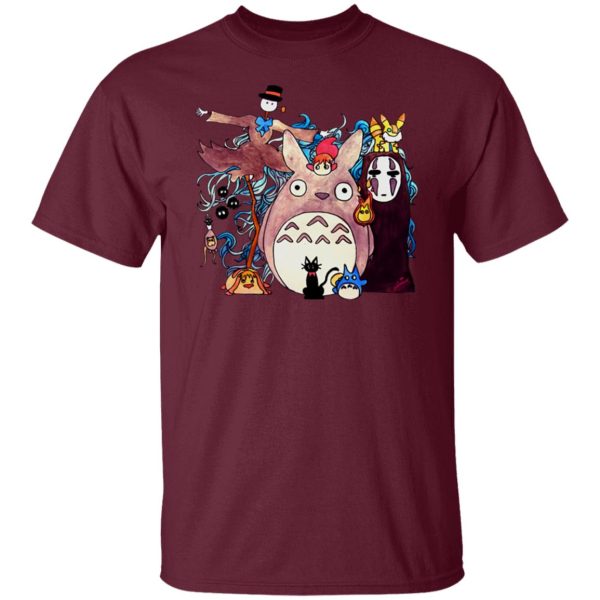 Studio Ghibli Characters T Shirt-Apparel, Tshirt