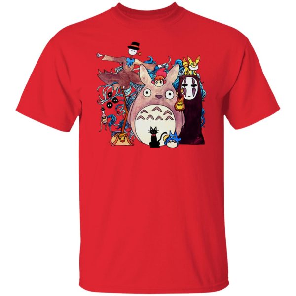 Studio Ghibli Characters T Shirt-Apparel, Tshirt