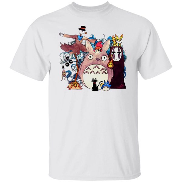 Studio Ghibli Characters T Shirt-Apparel, Tshirt