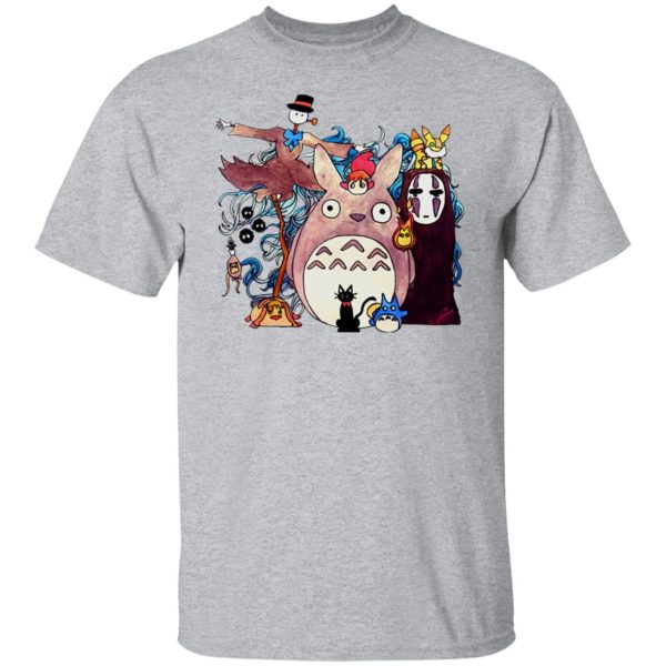 Studio Ghibli Characters T Shirt-Apparel, Tshirt