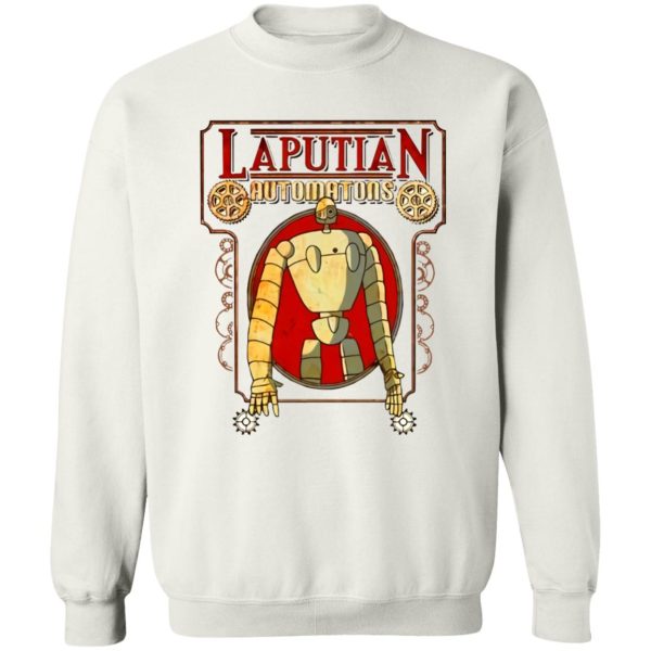 Laputa Castle In The Sky Cast - Laputa: Castle in the Sky Robot Sweatshirt-Apparel, Laputa Castle In The Sky Cast, Laputa: Castle in the Sky, Sweatshirt