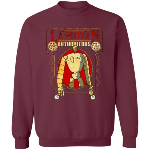 Laputa Castle In The Sky Cast - Laputa: Castle in the Sky Robot Sweatshirt-Apparel, Laputa Castle In The Sky Cast, Laputa: Castle in the Sky, Sweatshirt