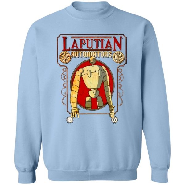 Laputa Castle In The Sky Cast - Laputa: Castle in the Sky Robot Sweatshirt-Apparel, Laputa Castle In The Sky Cast, Laputa: Castle in the Sky, Sweatshirt