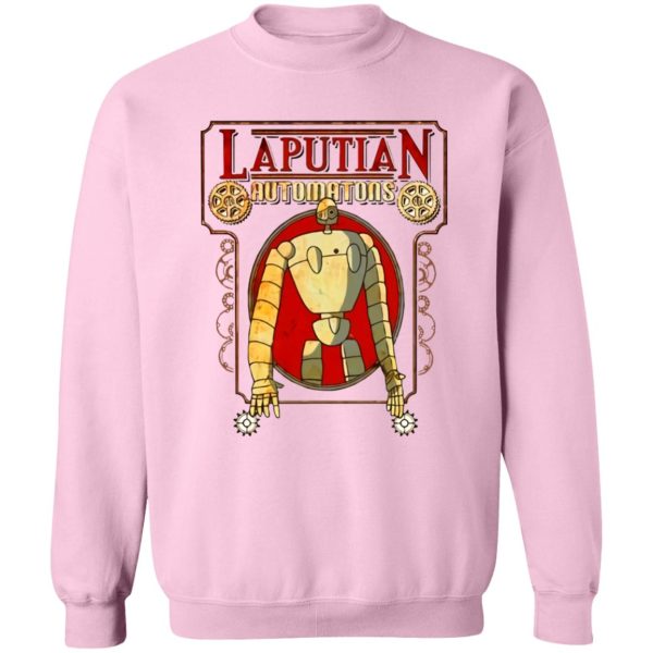 Laputa Castle In The Sky Cast - Laputa: Castle in the Sky Robot Sweatshirt-Apparel, Laputa Castle In The Sky Cast, Laputa: Castle in the Sky, Sweatshirt