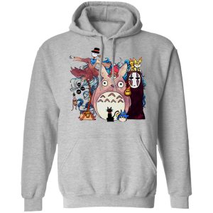 Studio Ghibli Characters Hoodie-Apparel, Hoodie