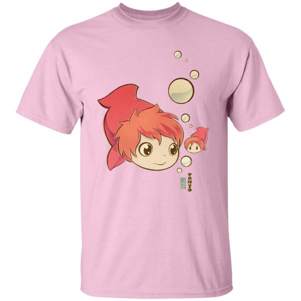 Ponyo Wallpaper - Ponyo Chibi T Shirt-Apparel, ponyo, Ponyo Wallpaper, Tshirt