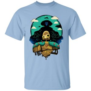 Laputa Castle In The Sky - Laputa: Castle in The Sky and Warrior Robot T Shirt-Apparel, Hoodie, Laputa: Castle in the Sky