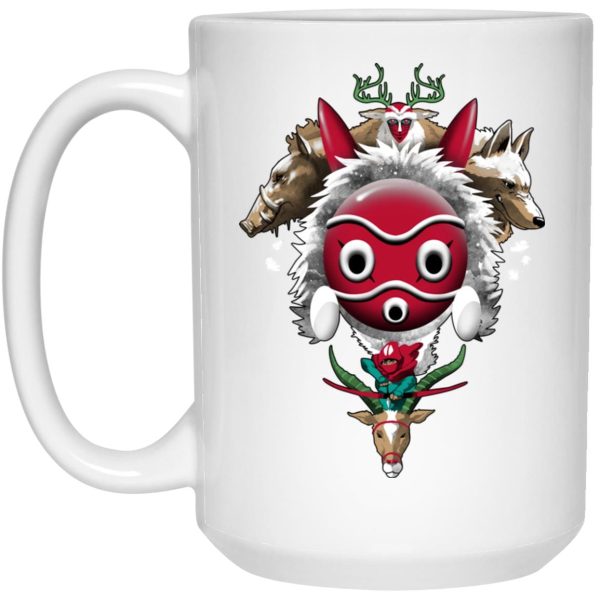 Forest Spirits Princess Mononoke - Princess Mononoke – The Forest Protectors Mug-Forest Spirits Princess Mononoke, House Decor, Mug, princess mononoke