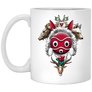 Forest Spirits Princess Mononoke - Princess Mononoke – The Forest Protectors Mug-Forest Spirits Princess Mononoke, House Decor, Mug, princess mononoke