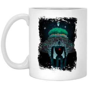 Ghibli Laputa Castle In The Sky - Laputa: Castle in The Sky Night Time Mug-Ghibli Laputa Castle In The Sky, House Decor, Laputa: Castle in the Sky, Mug