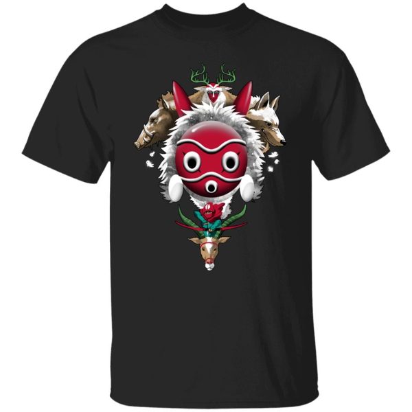 Moro Princess Mononoke - Princess Mononoke – The Forest Protectors T Shirt-Apparel, Moro Princess Mononoke, princess mononoke, Tshirt