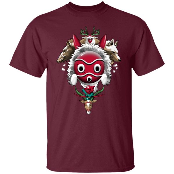 Moro Princess Mononoke - Princess Mononoke – The Forest Protectors T Shirt-Apparel, Moro Princess Mononoke, princess mononoke, Tshirt