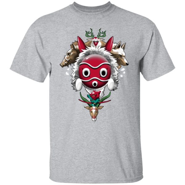 Moro Princess Mononoke - Princess Mononoke – The Forest Protectors T Shirt-Apparel, Moro Princess Mononoke, princess mononoke, Tshirt