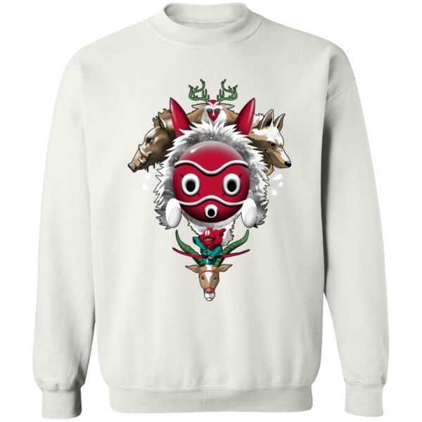 Kodama Princess Mononoke - Princess Mononoke – The Forest Protectors Sweatshirt-Apparel, Kodama Princess Mononoke, princess mononoke, Sweatshirt