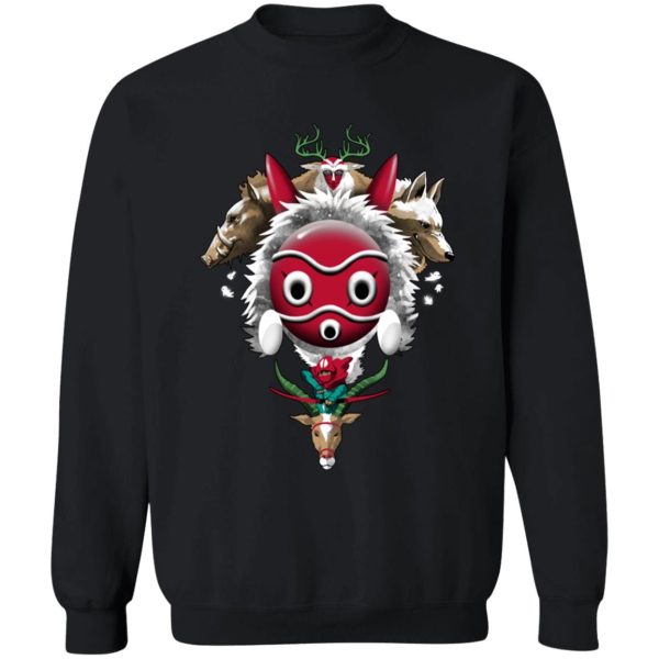 Kodama Princess Mononoke - Princess Mononoke – The Forest Protectors Sweatshirt-Apparel, Kodama Princess Mononoke, princess mononoke, Sweatshirt