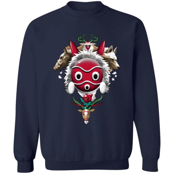 Kodama Princess Mononoke - Princess Mononoke – The Forest Protectors Sweatshirt-Apparel, Kodama Princess Mononoke, princess mononoke, Sweatshirt