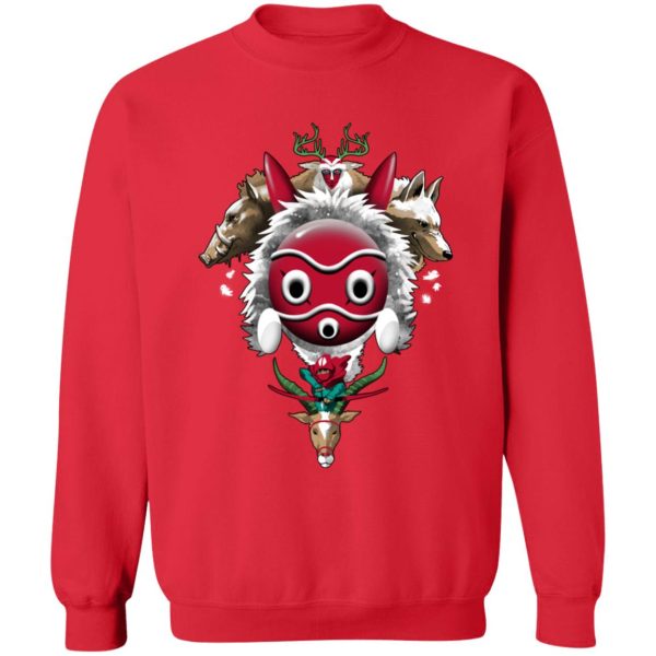 Kodama Princess Mononoke - Princess Mononoke – The Forest Protectors Sweatshirt-Apparel, Kodama Princess Mononoke, princess mononoke, Sweatshirt