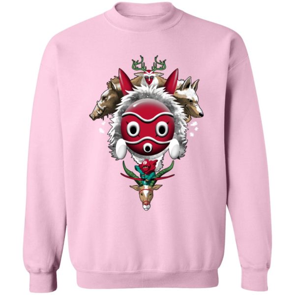 Kodama Princess Mononoke - Princess Mononoke – The Forest Protectors Sweatshirt-Apparel, Kodama Princess Mononoke, princess mononoke, Sweatshirt