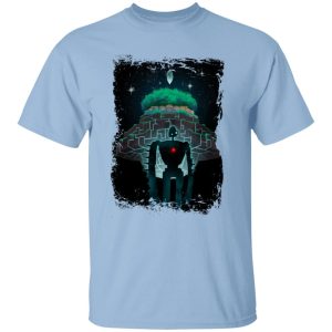 Laputa Castle In The Sky Movie - Laputa: Castle in The Sky Night Time T Shirt-Apparel, Laputa Castle In The Sky Movie, Laputa: Castle in the Sky, Tshirt