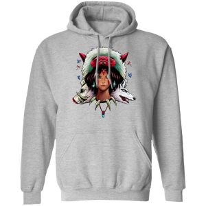 Princess Mononoke Cosplay - Mononoke: The Wolf Princess Hoodie-Apparel, Hoodie, princess mononoke, Princess Mononoke Cosplay