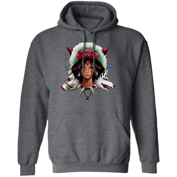 Princess Mononoke Cosplay - Mononoke: The Wolf Princess Hoodie-Apparel, Hoodie, princess mononoke, Princess Mononoke Cosplay