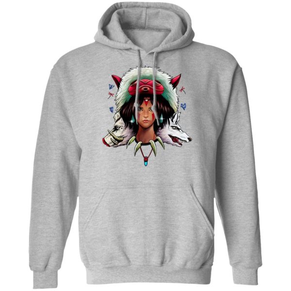 Princess Mononoke Cosplay - Mononoke: The Wolf Princess Hoodie-Apparel, Hoodie, princess mononoke, Princess Mononoke Cosplay