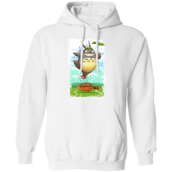 Totoro Movie - Totoro the Funny Neighbor Hoodie-Apparel, Hoodie, My Neighbor Totoro, Totoro Movie
