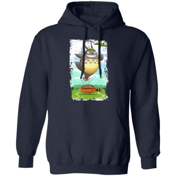 Totoro Movie - Totoro the Funny Neighbor Hoodie-Apparel, Hoodie, My Neighbor Totoro, Totoro Movie