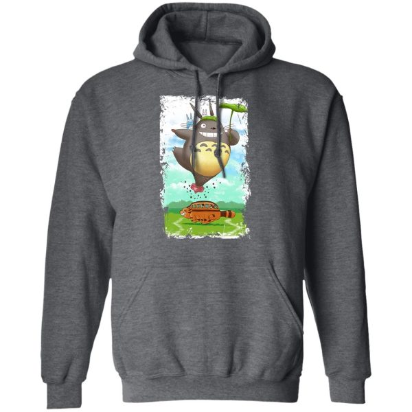 Totoro Movie - Totoro the Funny Neighbor Hoodie-Apparel, Hoodie, My Neighbor Totoro, Totoro Movie