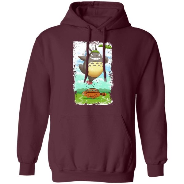 Totoro Movie - Totoro the Funny Neighbor Hoodie-Apparel, Hoodie, My Neighbor Totoro, Totoro Movie