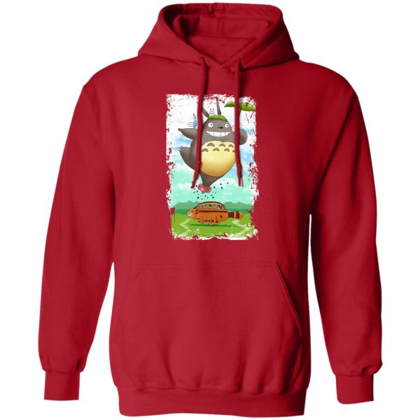 Totoro Movie - Totoro the Funny Neighbor Hoodie-Apparel, Hoodie, My Neighbor Totoro, Totoro Movie