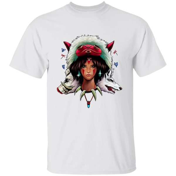 San Princess Mononoke - Mononoke: The Wolf Princess T Shirt-Apparel, princess mononoke, San Princess Mononoke, Tshirt