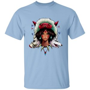 San Princess Mononoke - Mononoke: The Wolf Princess T Shirt-Apparel, princess mononoke, San Princess Mononoke, Tshirt