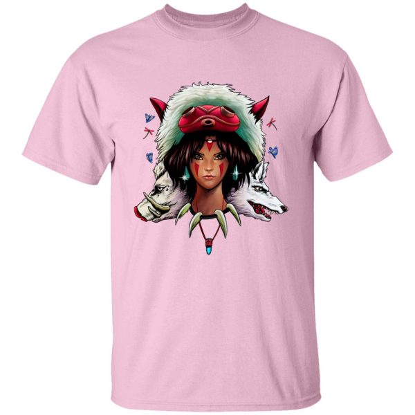 San Princess Mononoke - Mononoke: The Wolf Princess T Shirt-Apparel, princess mononoke, San Princess Mononoke, Tshirt