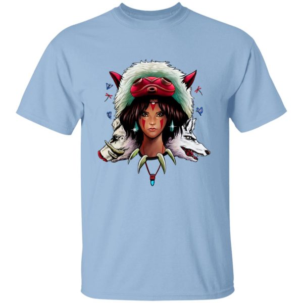 San Princess Mononoke - Mononoke: The Wolf Princess T Shirt-Apparel, princess mononoke, San Princess Mononoke, Tshirt