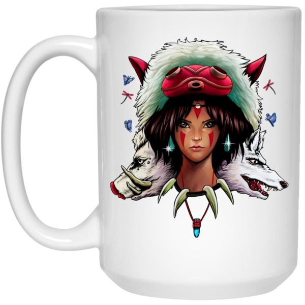 Princess Mononoke Movie Poster - Mononoke: The Wolf Princess Mug-House Decor, Mug, princess mononoke, Princess Mononoke Movie Poster