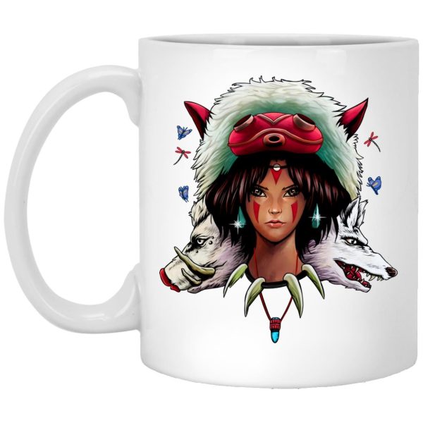 Princess Mononoke Movie Poster - Mononoke: The Wolf Princess Mug-House Decor, Mug, princess mononoke, Princess Mononoke Movie Poster