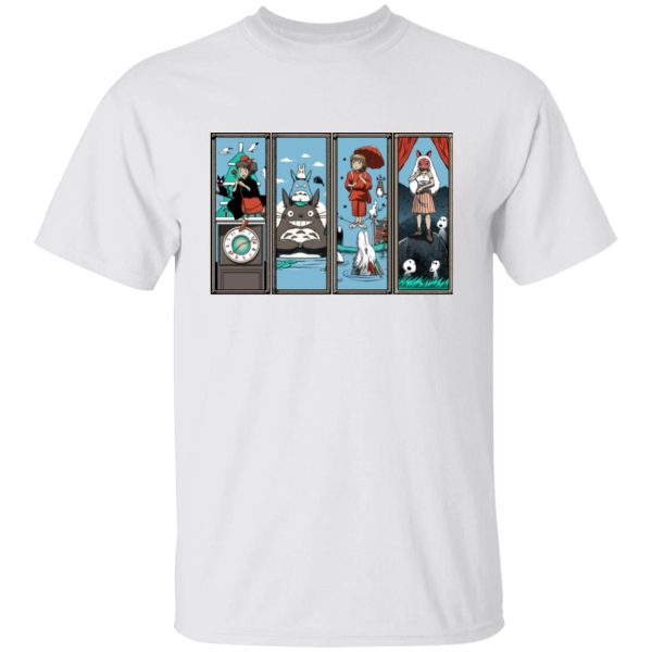 Ghibli Most Famous Movies Collection T Shirt-Apparel, Tshirt