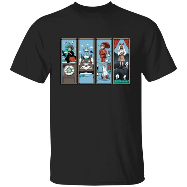 Ghibli Most Famous Movies Collection T Shirt-Apparel, Tshirt