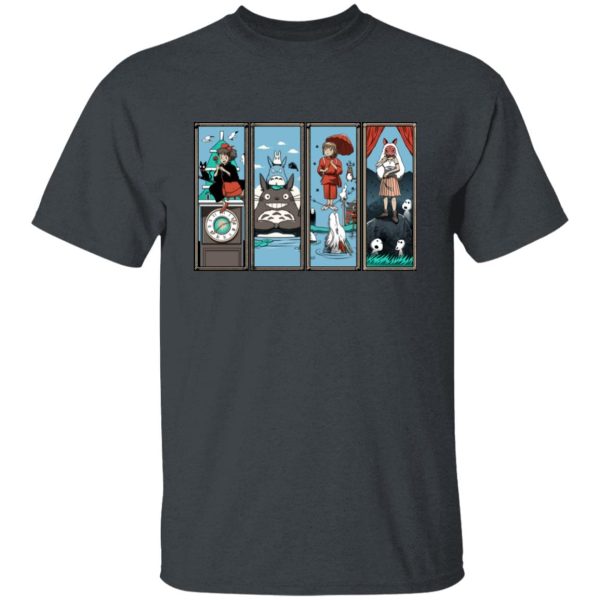 Ghibli Most Famous Movies Collection T Shirt-Apparel, Tshirt