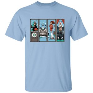 Ghibli Most Famous Movies Collection T Shirt-Apparel, Tshirt