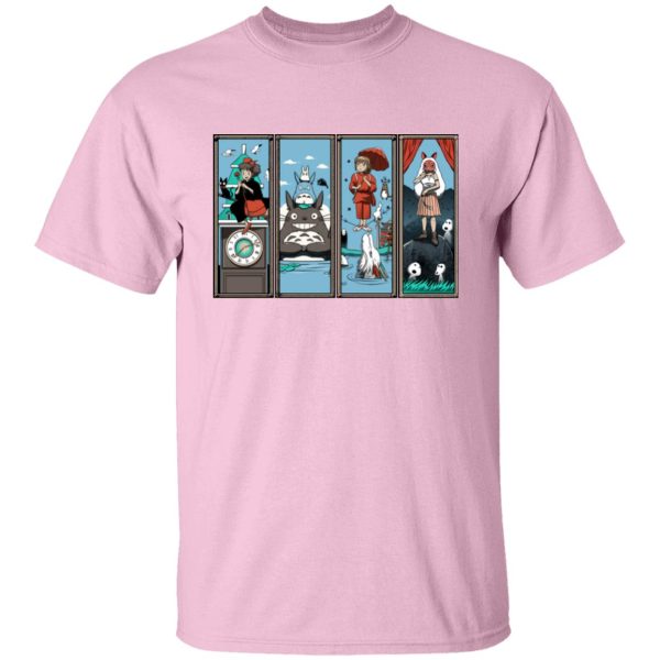 Ghibli Most Famous Movies Collection T Shirt-Apparel, Tshirt